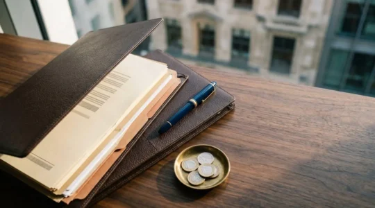 Professional investor analyzing portfolio hedging strategies without selling assets