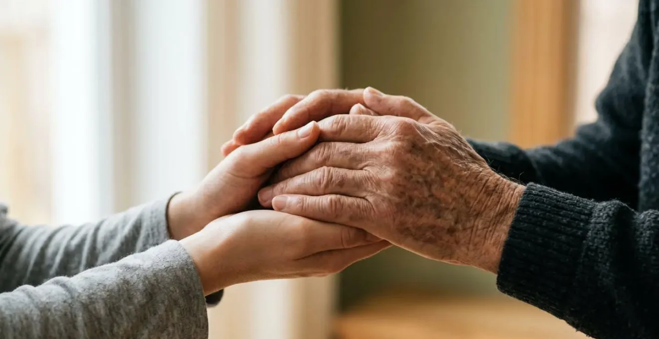 Intimate portrait capturing the human element and emotional significance of intergenerational wealth planning